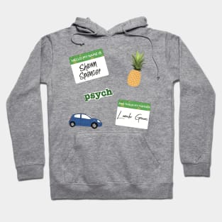 Psych Stickers Hoodie